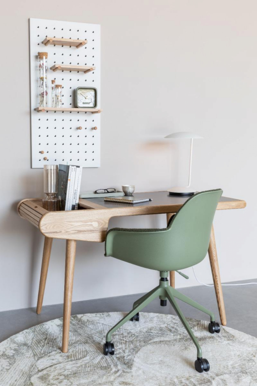 Zuiver Albert Kuip bureaustoel met armleuning taupe