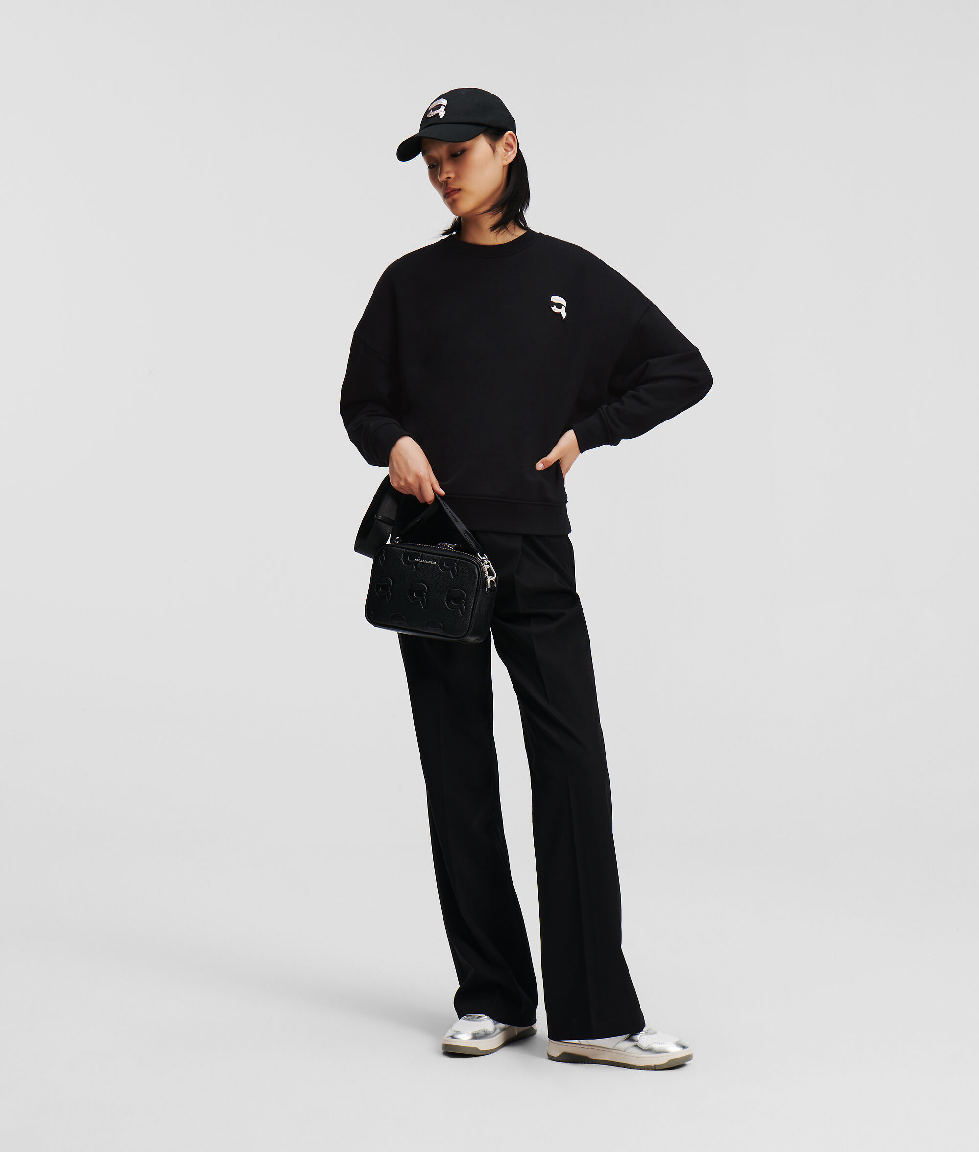 SWEAT-SHIRT OVERSIZE AVEC EMPIÈCEMENT K/IKONIK KARL