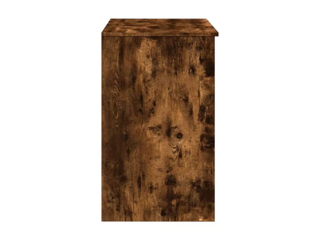 Coiffeuse avec miroir chêne fumé 73x46,5x120 cm