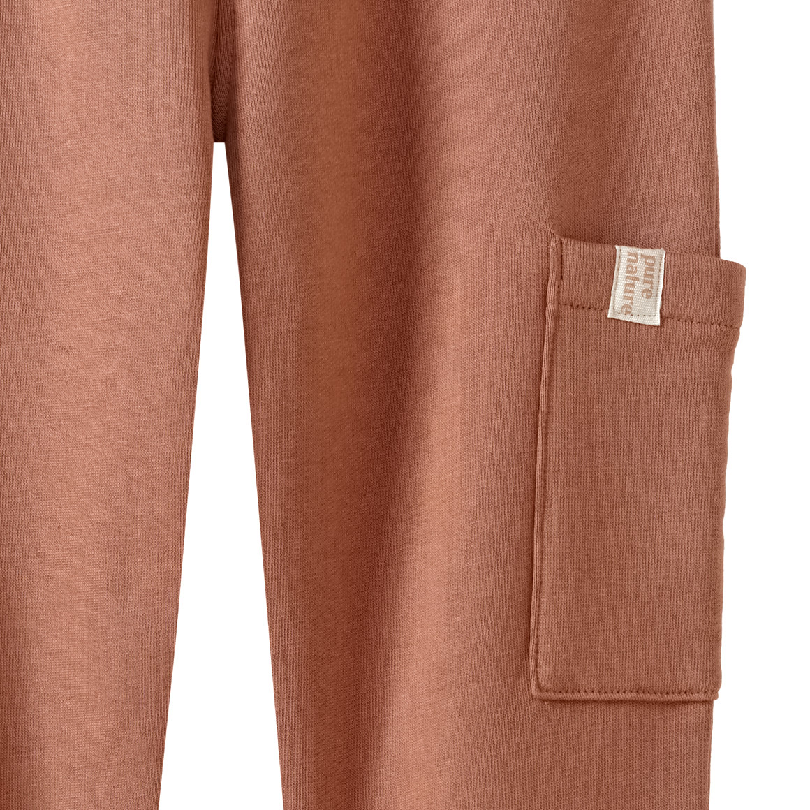 Topolino Pure Collection Jungen Jogginghose mit seitlichen Taschen terracotta