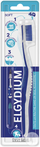 Elgydium Brosse À Dents 4en1 Soft 1 Pièce
