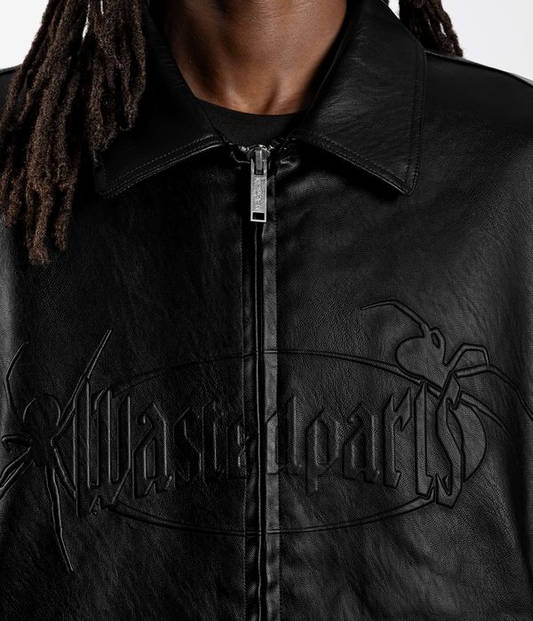 Wasted Paris Boiler Reset Varsity Jacke (black)