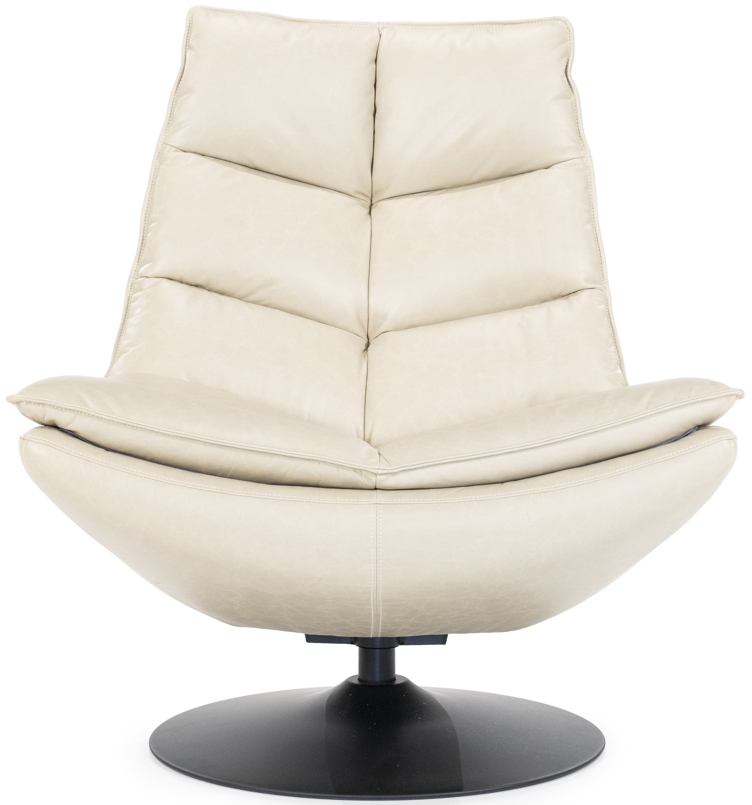 Draaifauteuil - beige boho leder | 95937 Sven B89 x D86 x H93 cm