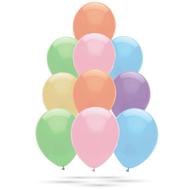30 Luftballons - pastell