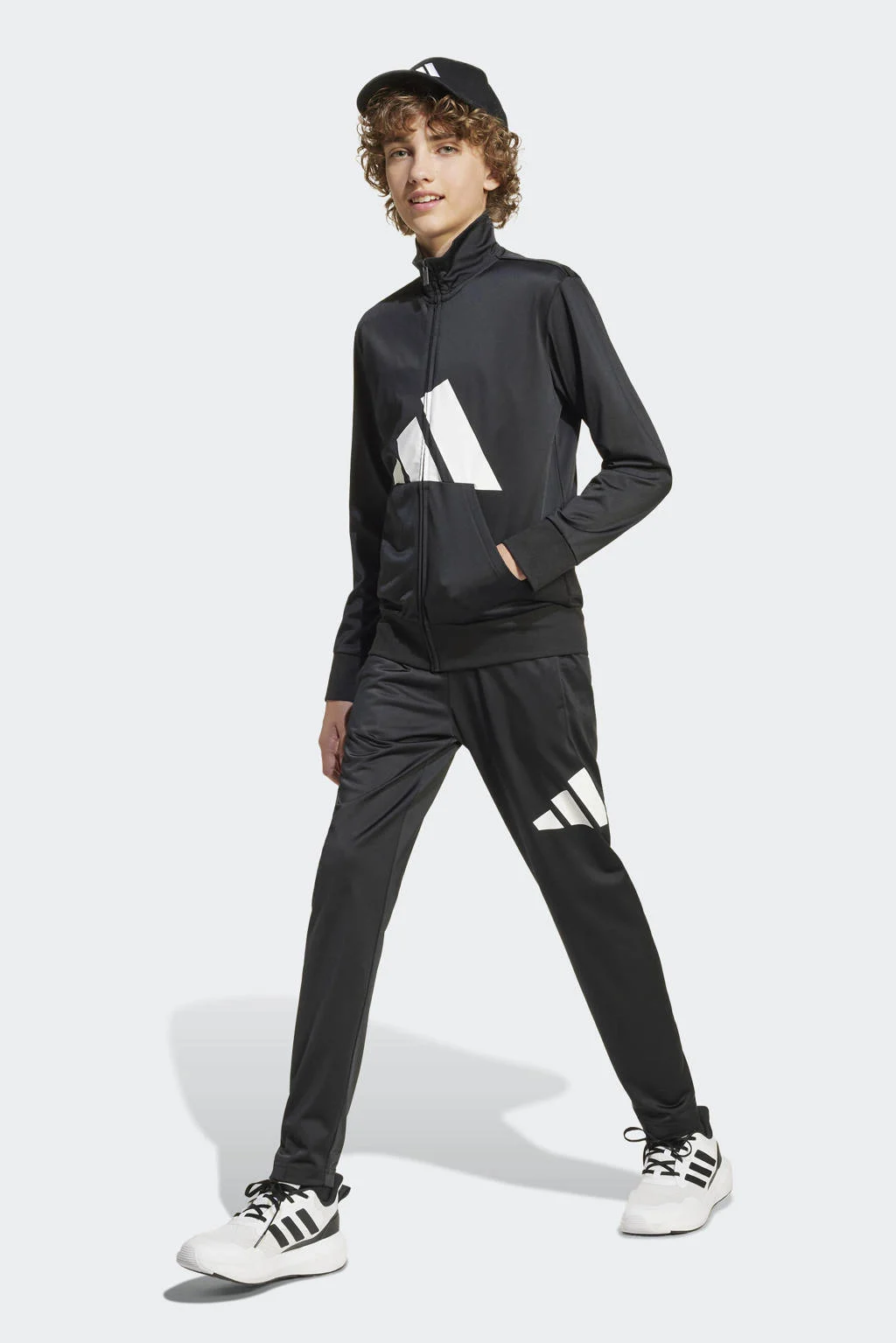 adidas trainingspak zwart/wit