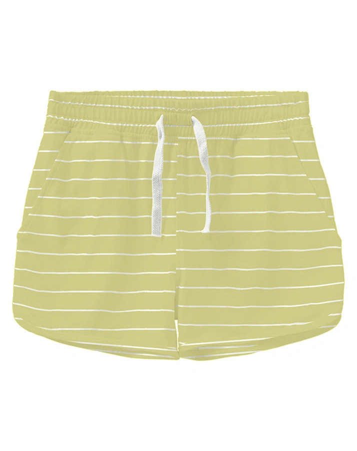 Shorts NMFVAMAJA gestreift in yellow pear