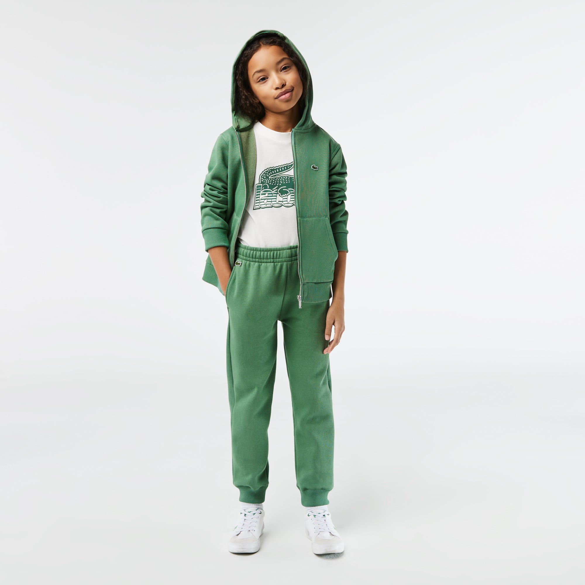 Pantalon de survêtement enfant Lacoste Pantalons & Shorts - Vert - Lacoste - Enfant