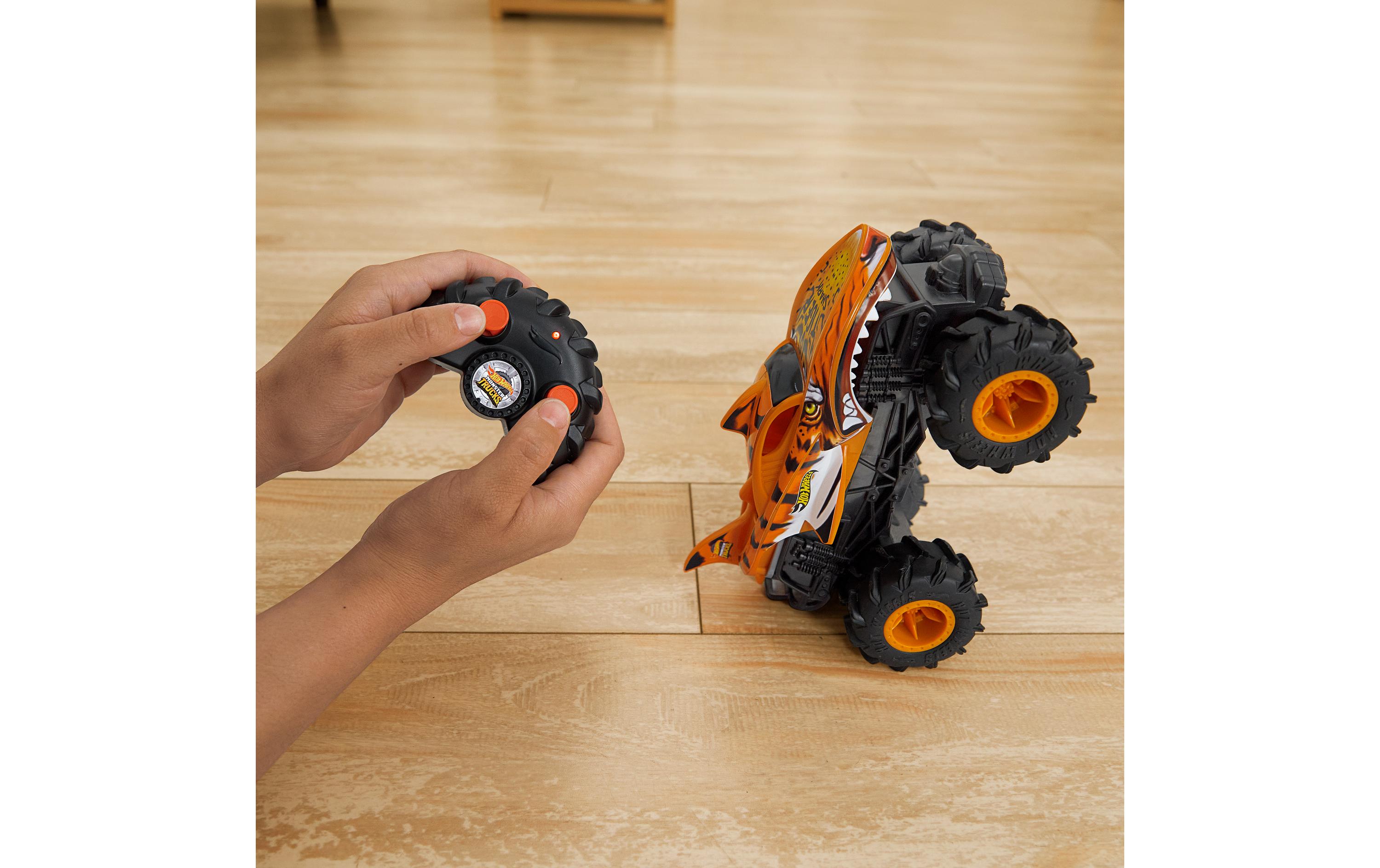 Monster Trucks Hot Wheels Spielset RC 1:24 Tiger SharkSpielzeugfahrzeug