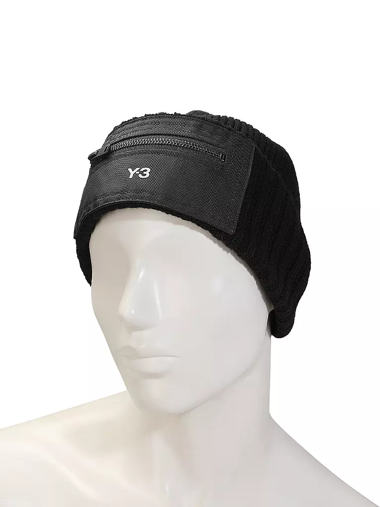 Y-3 Mütze - Haube schwarz