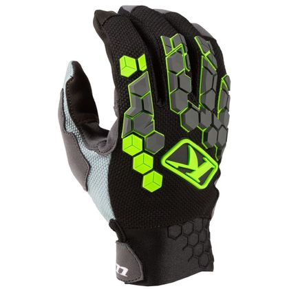 Gants cross KLIM DAKAR - ELECTRIK GECKO 2023 - Noir / Jaune