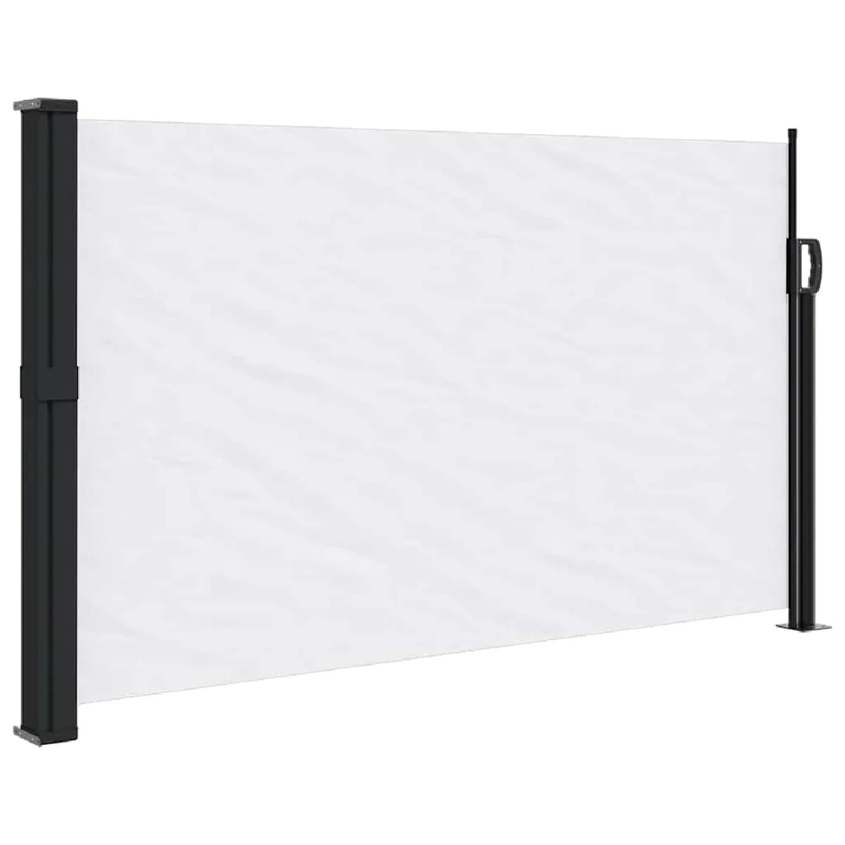 vidaXL Auvent latéral rétractable - Blanc