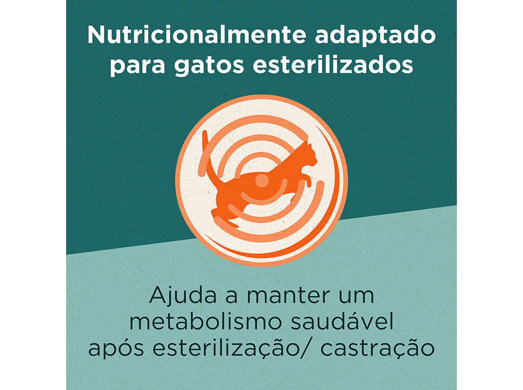 RAÇÃO PARA GATO PURINA ONE DUAL NATURE ESTERILIZADO SALMÃO 1.4KG
