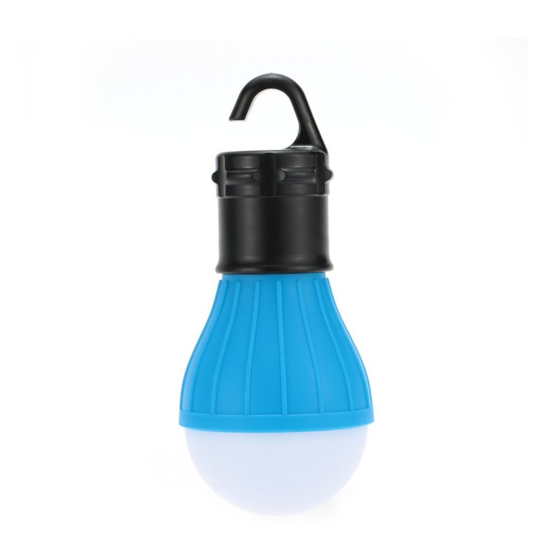 (2er Set) LED Hängelampe Camping Retro Glühbirne 800 Lumen (Batteriebetrieben) - Blau