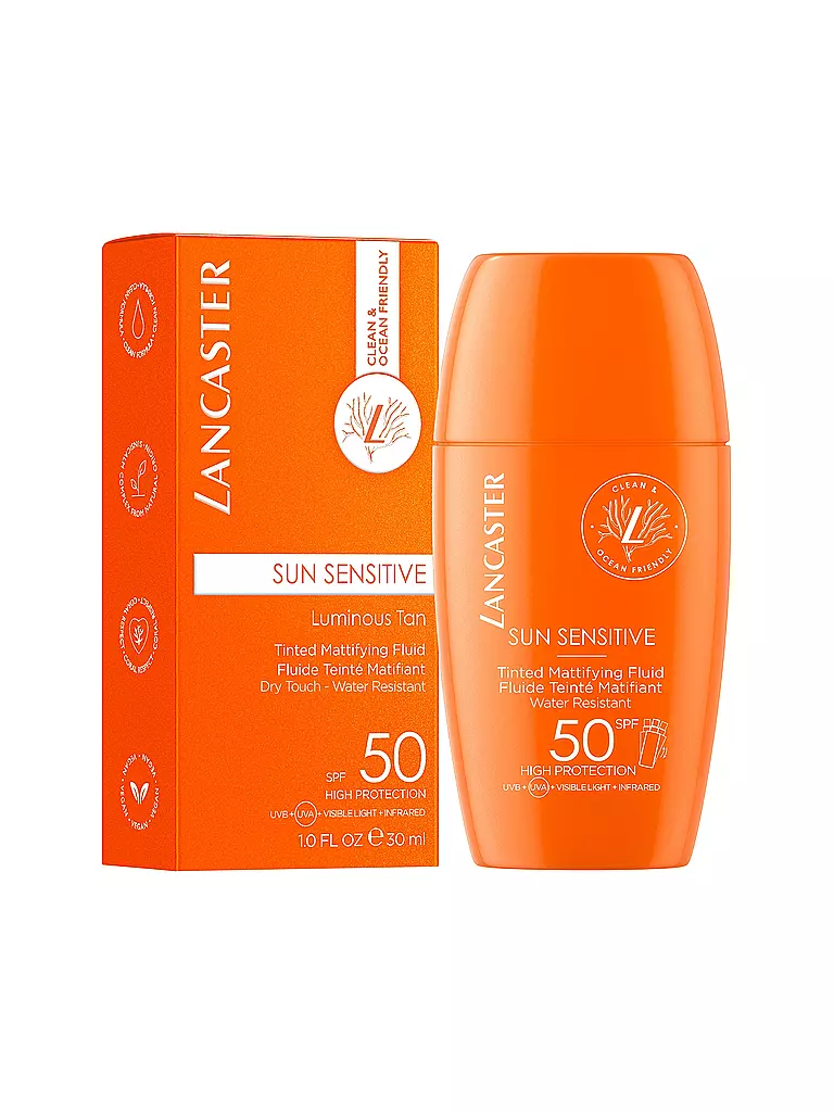 LANCASTER Sun Sensitive Tinted Mattifying Fluid SPF50 30ml keine Farbe