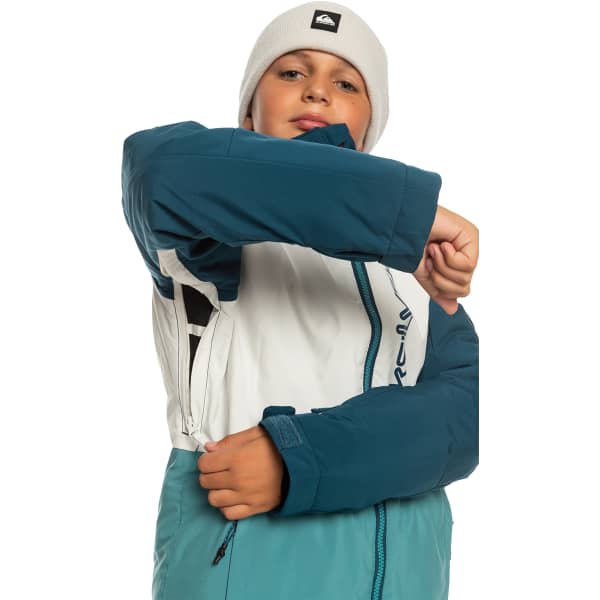 Veste de ski QUIKSILVER SIDE HIT YOUTH JK BRITTANY BRITTANY BLUE