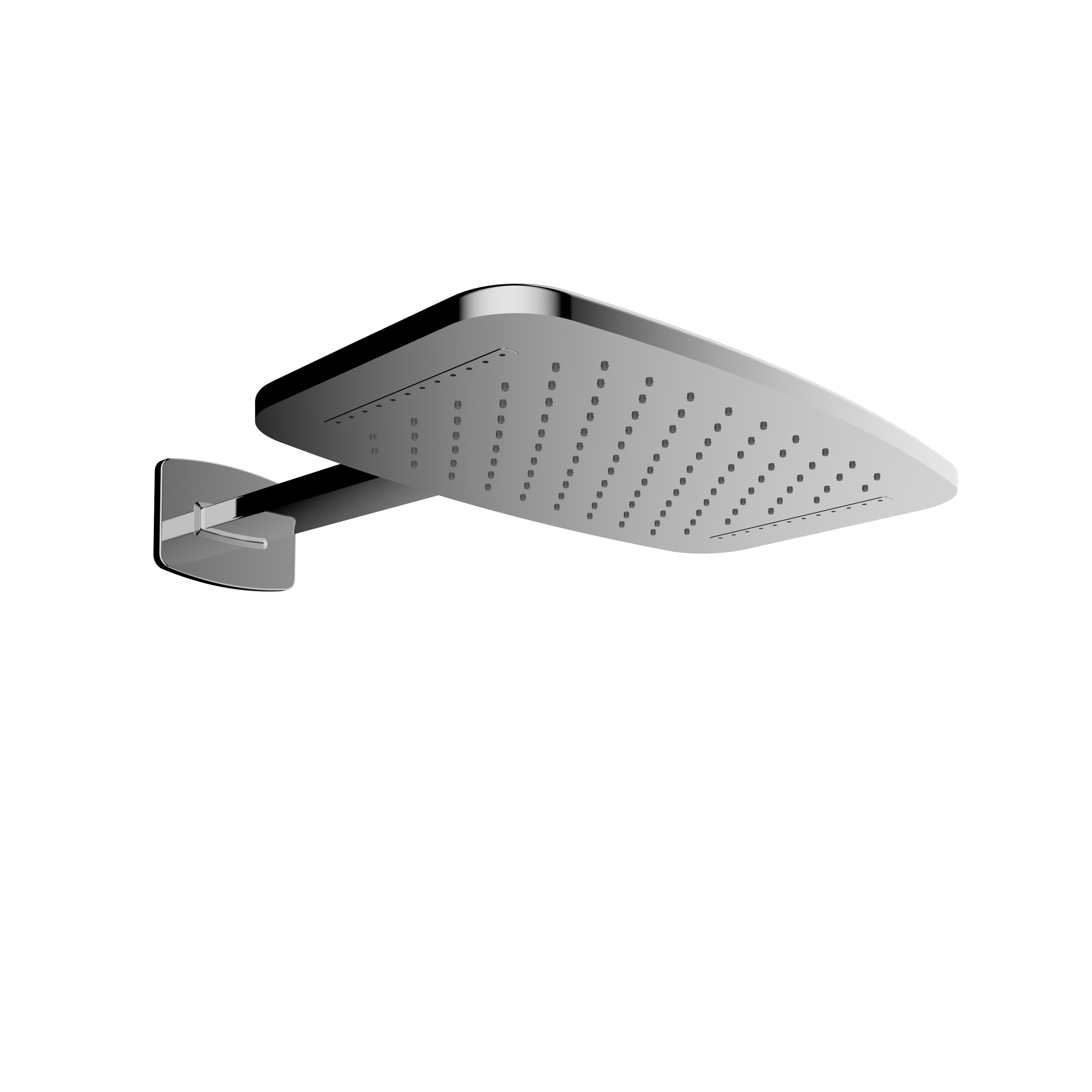 Mueller waterval hoofddouche inclusief douchearm 40x25 chroom