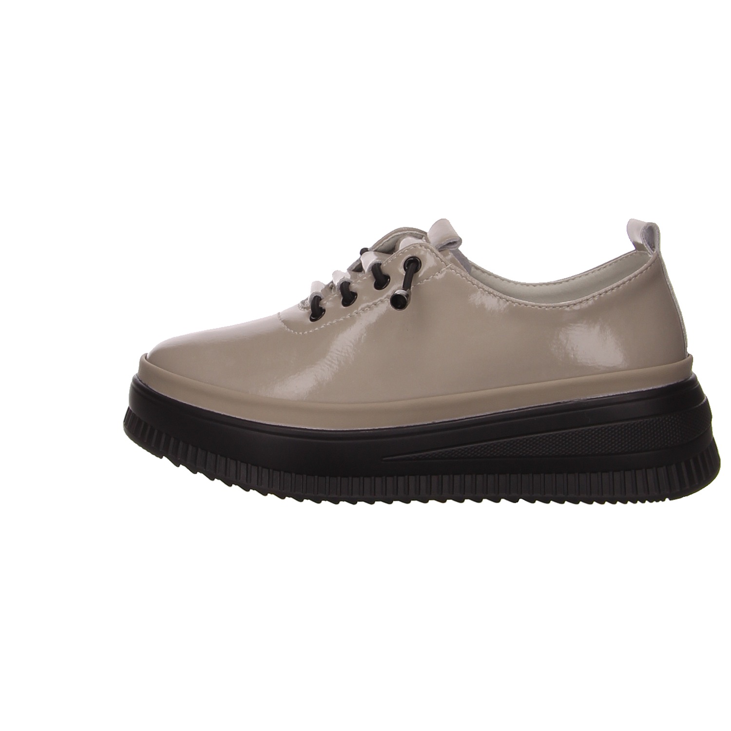 HBH Schnürschuhe taupe grau