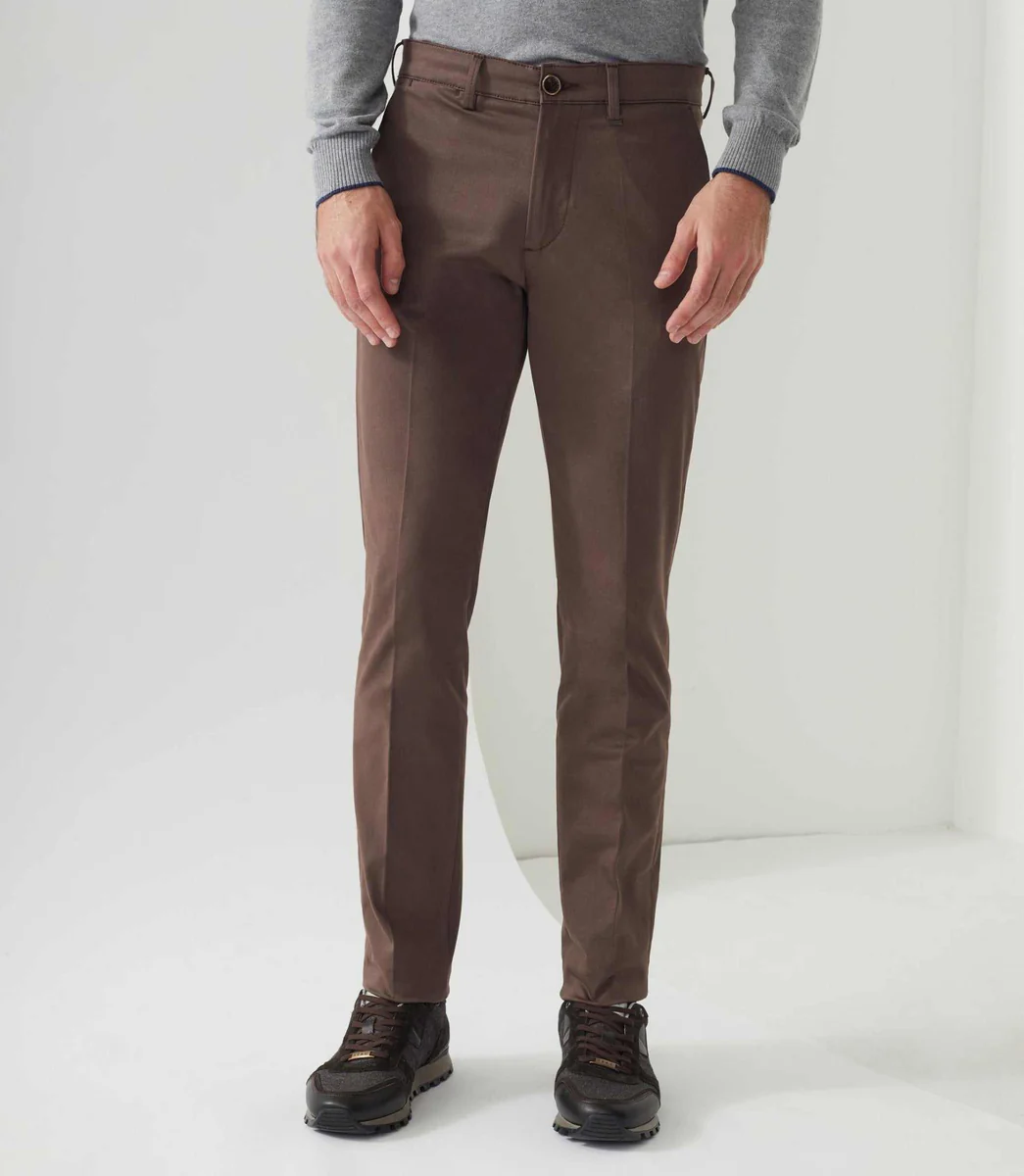 Pantalon chino marron clair 