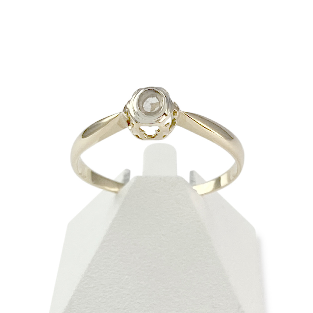 Bague d'occasion or 750 jaune diamant