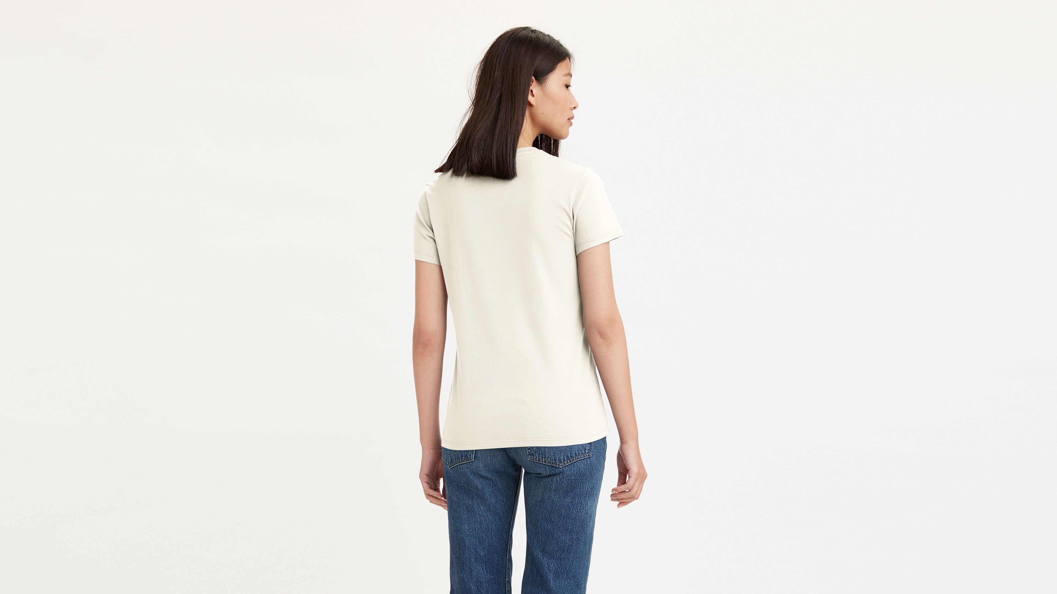 T-shirt Perfect - Batwing Schoolyard Daisy Sunny Cream - Blanc