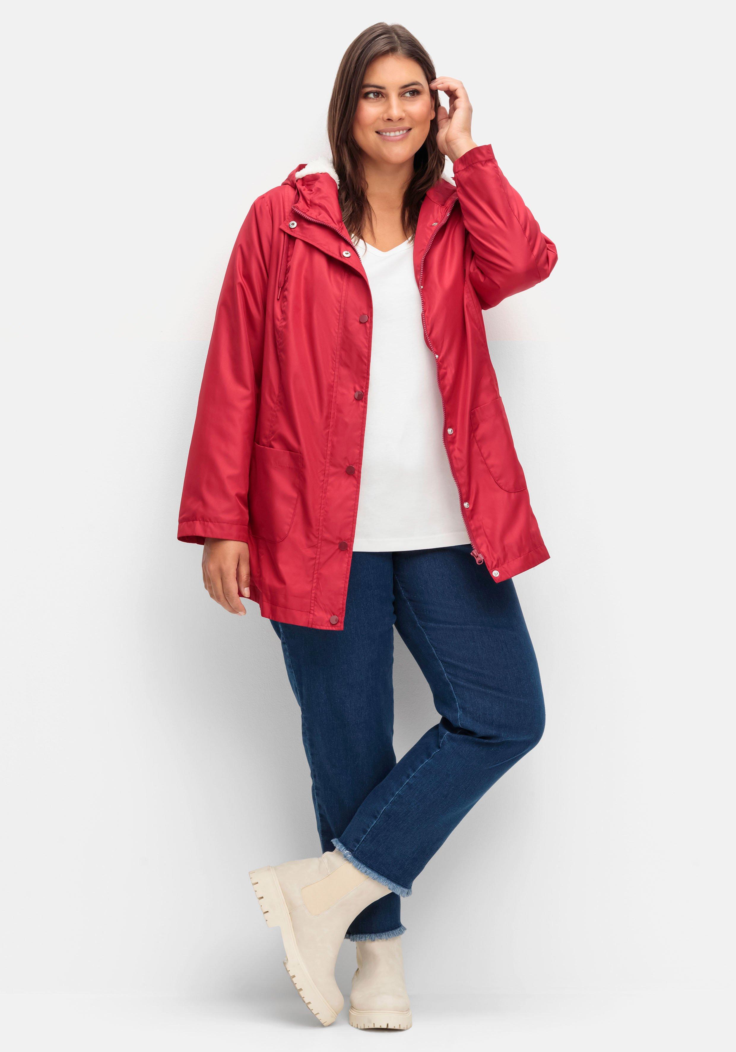 Windjacke mit Futter aus Teddyfleece