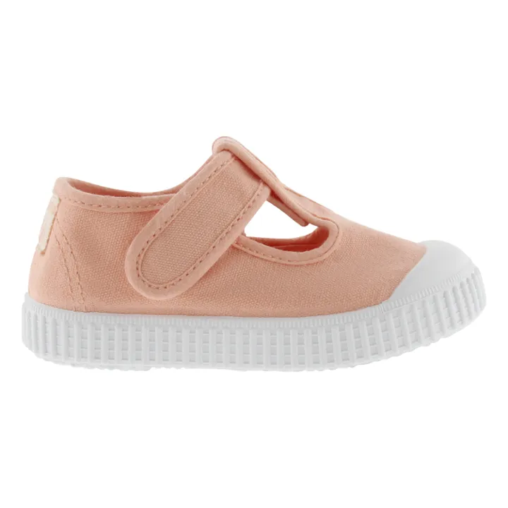 Victoria Baskets Scratchs Sandalia Tira Lona | Saumon