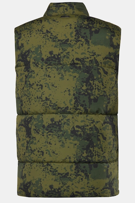 JP 1880 Steppweste, Outdoor, Camouflage, bis 7 XL