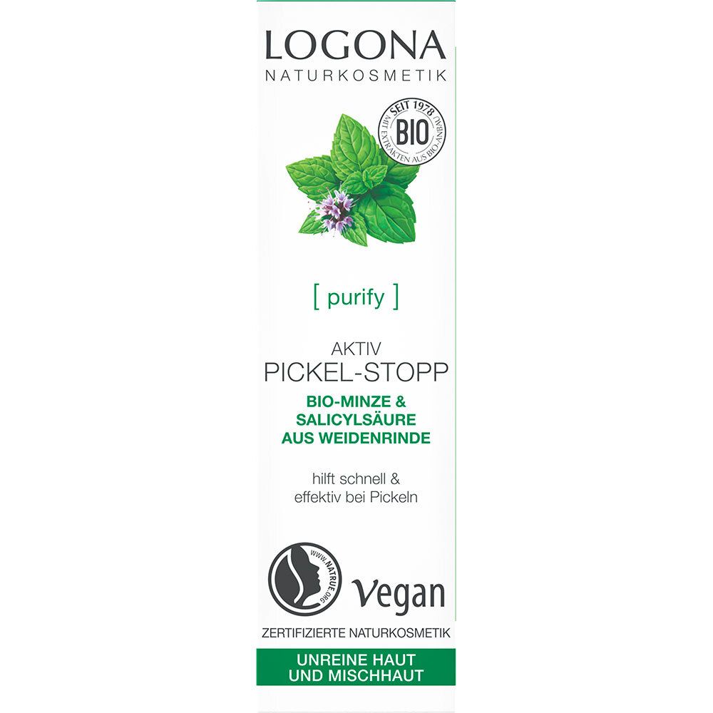 LOGONA Naturkosmetik Aktiv Pickel Stopp