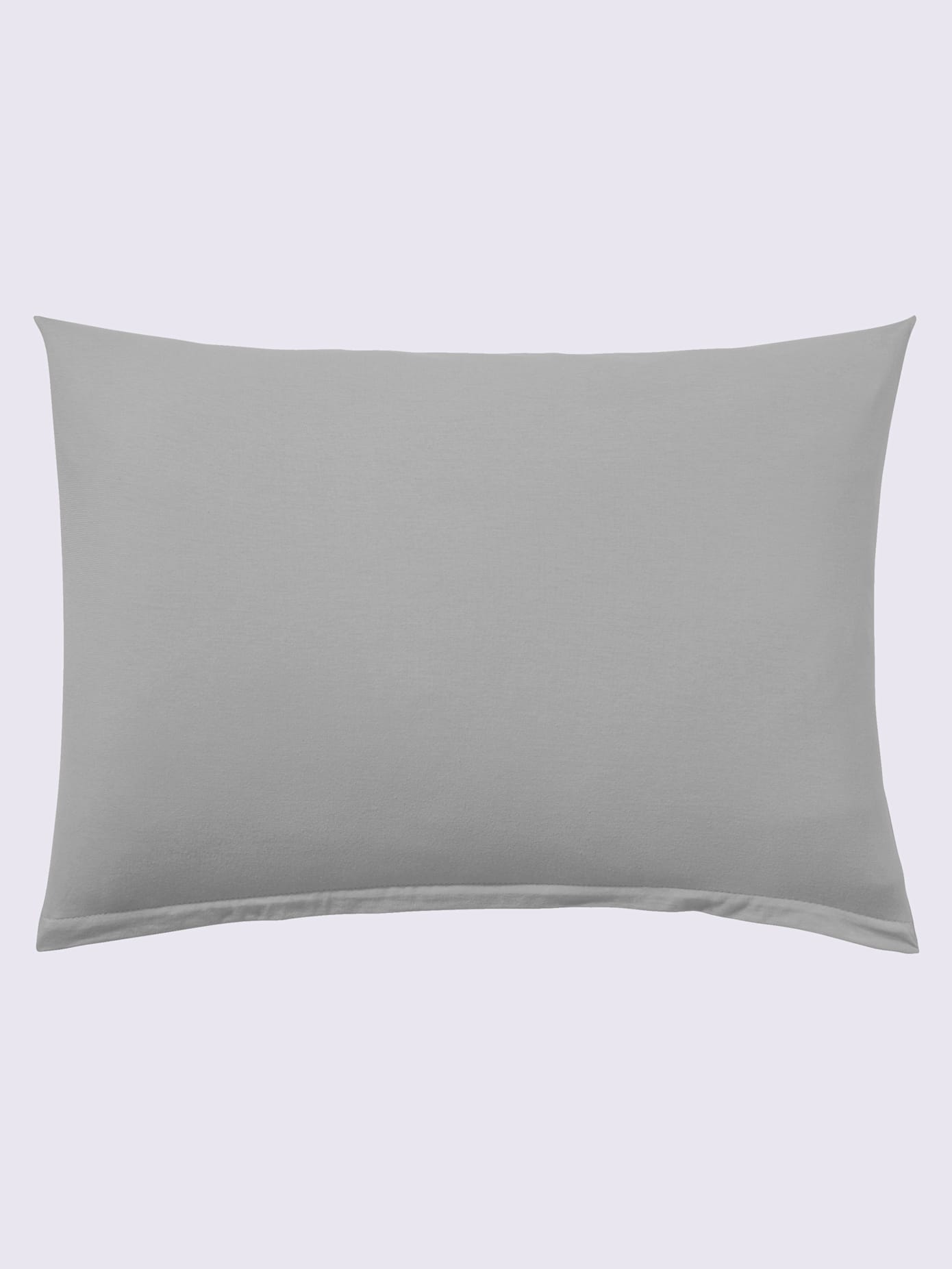 Housses de coussin jersey fin maco à repassage superflu