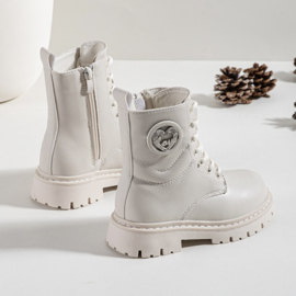 Love lace-up boots - beige