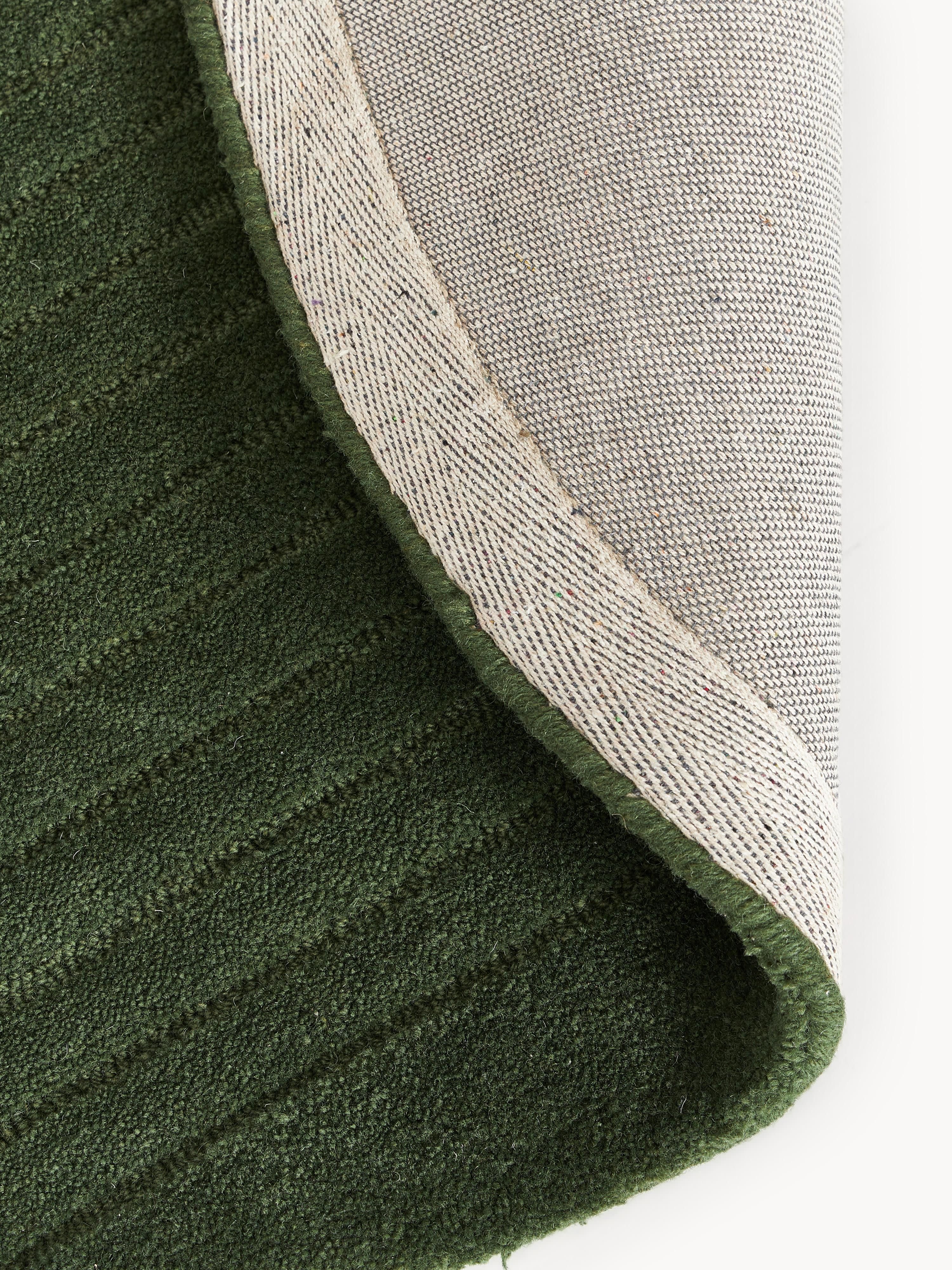 Rond wollen vloerkleed Mason, handgetuft