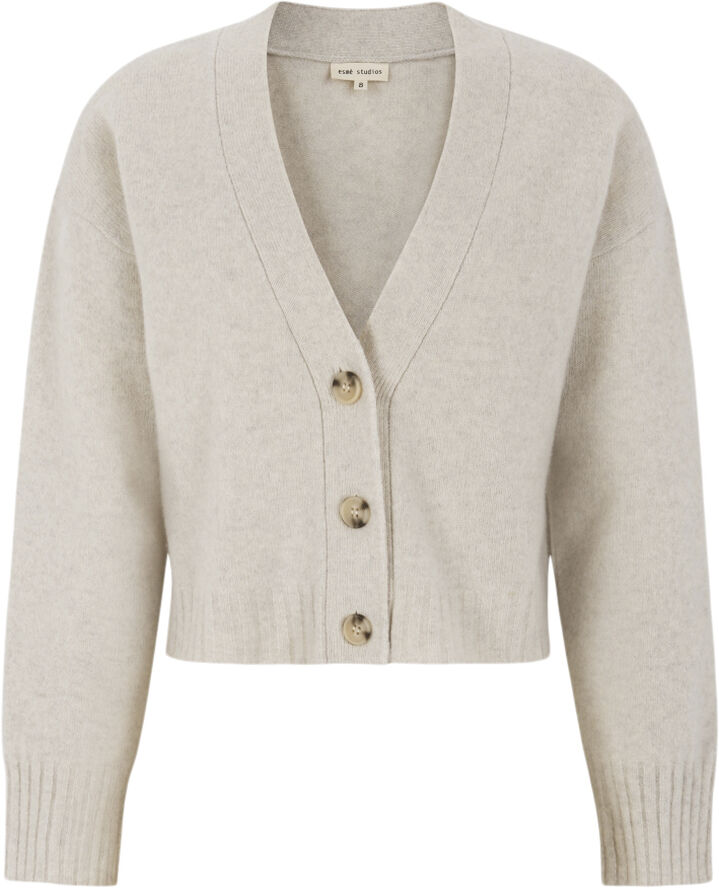 esmé studios ESCleo Knit Cardigan Nacreous clouds mélange