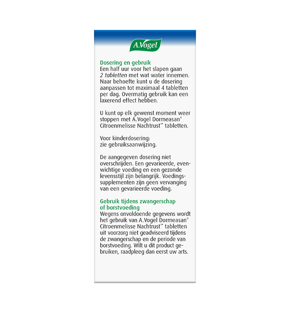 A.Vogel Dormeasan (60 tabletten)