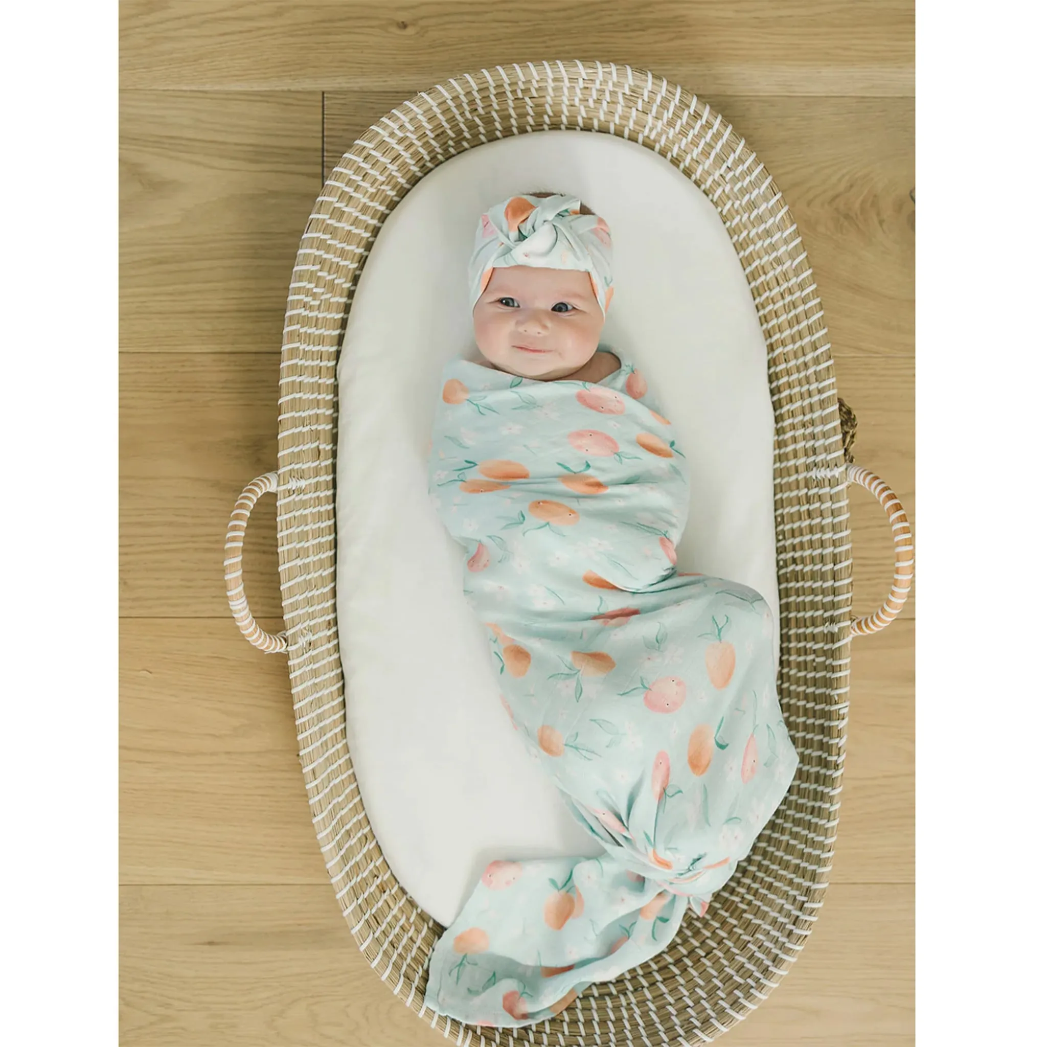 Loulou Lollipop Couverture Mousseline Bambou -  Pêches