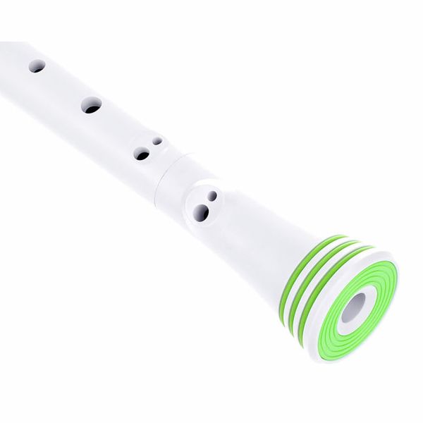 Nuvo Soprano Recorder white-green