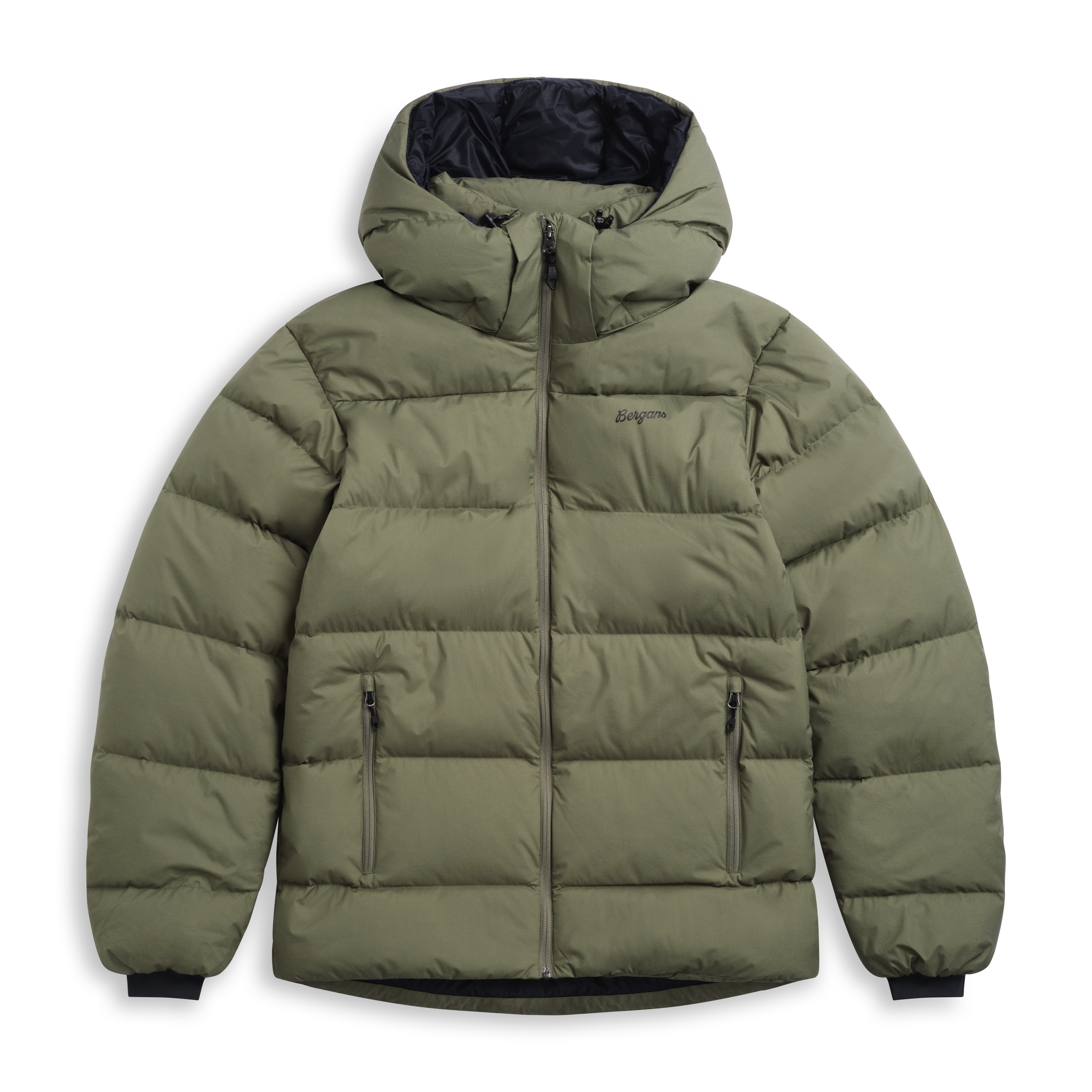 Lava Warm Down Jacket w/Hood Men Green Mud