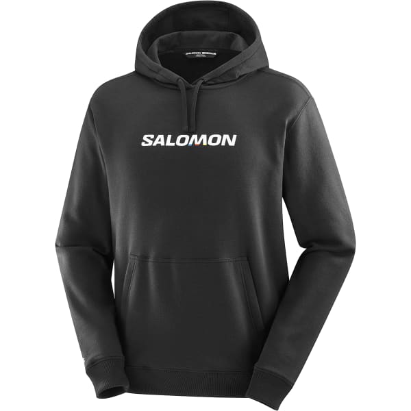 Sweatshirt SALOMON LOGO PERFORMANCE HOODIE DEEP BLACK