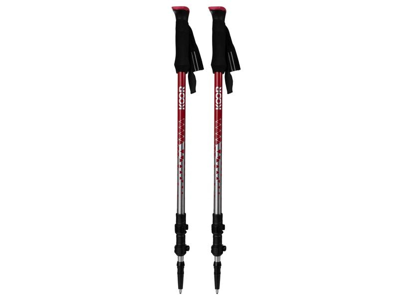 KOOR Wanderstock Aluminium Telaao Rot Trekkingstöcke 67 - 135 cm