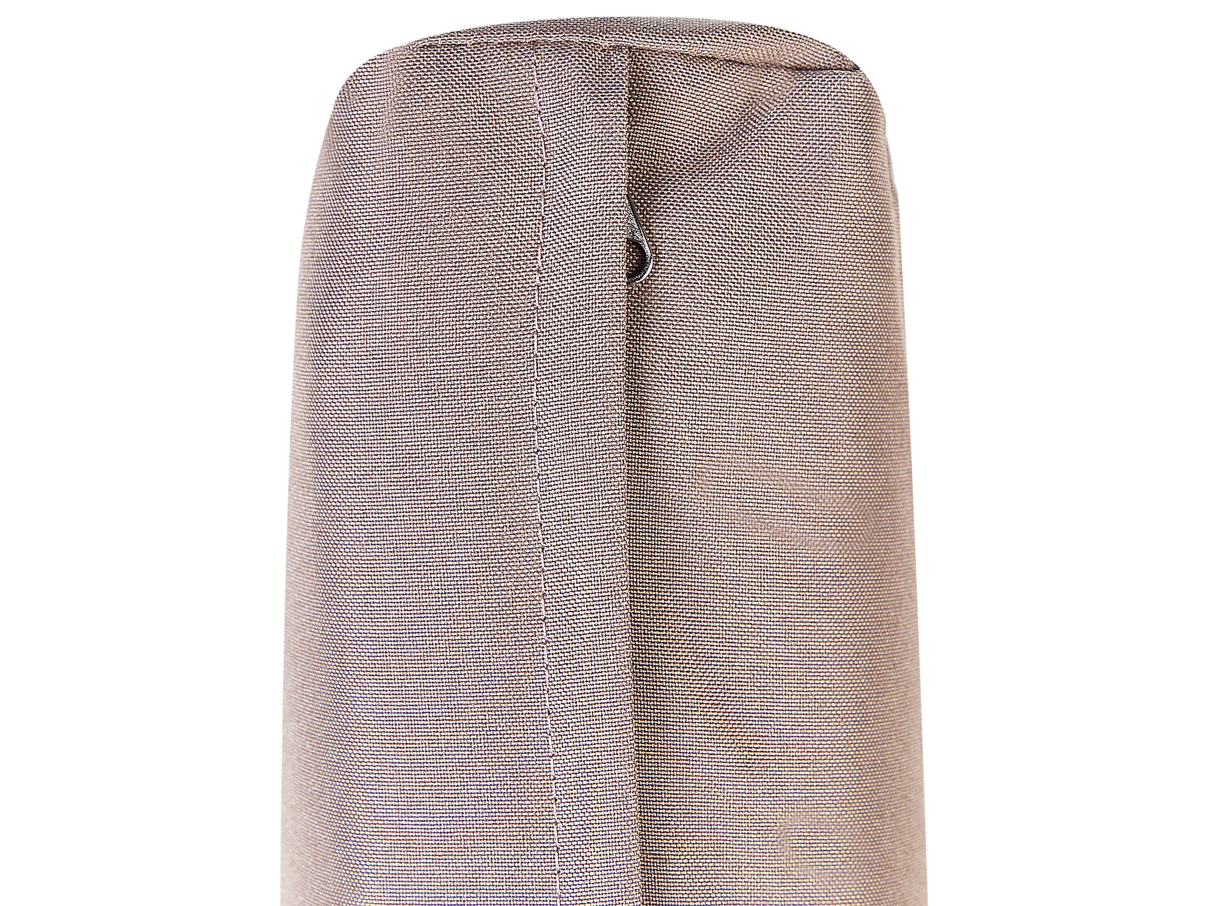 Tuin ottomaan CERRETO Bamboehout Taupe