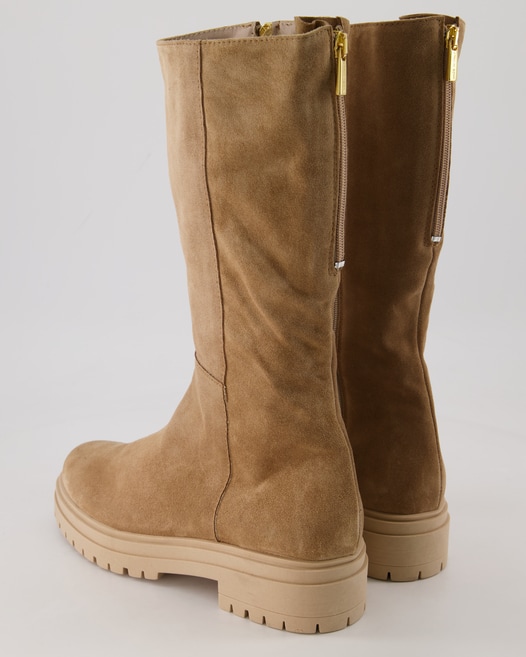 Terry Stiefelette Stiefel in Beige