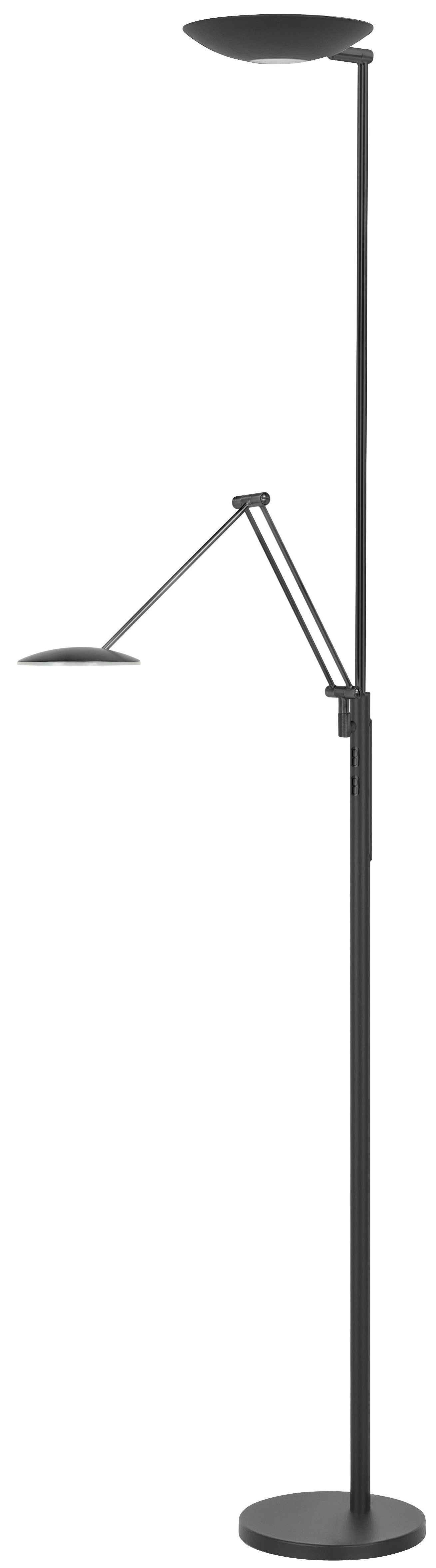 Vloerlamp Zwart Geneva ⌀23  x H184 cm