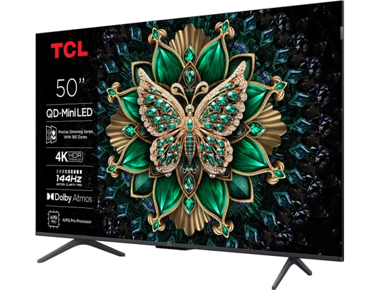 TCL - TV Mini LED 4K 126 cm 50C61K 4K QD-Mini LED avec Google TV 2025