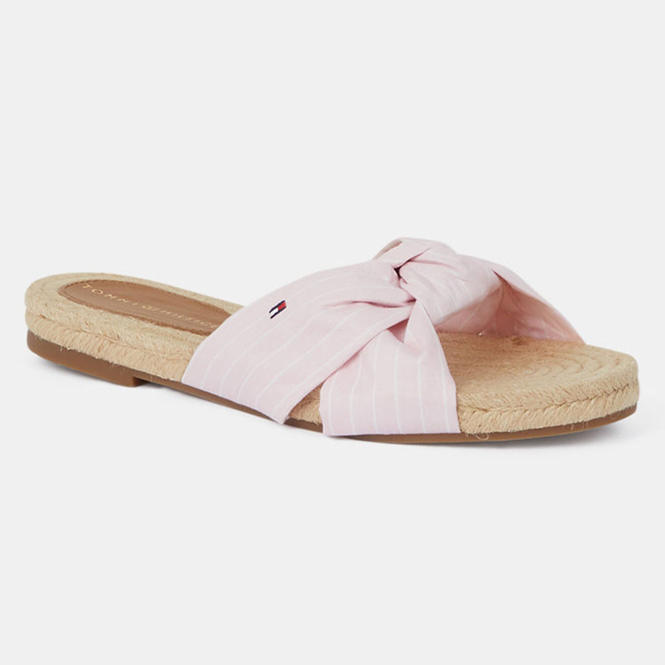 Tommy Hilfiger Mules rayées roses