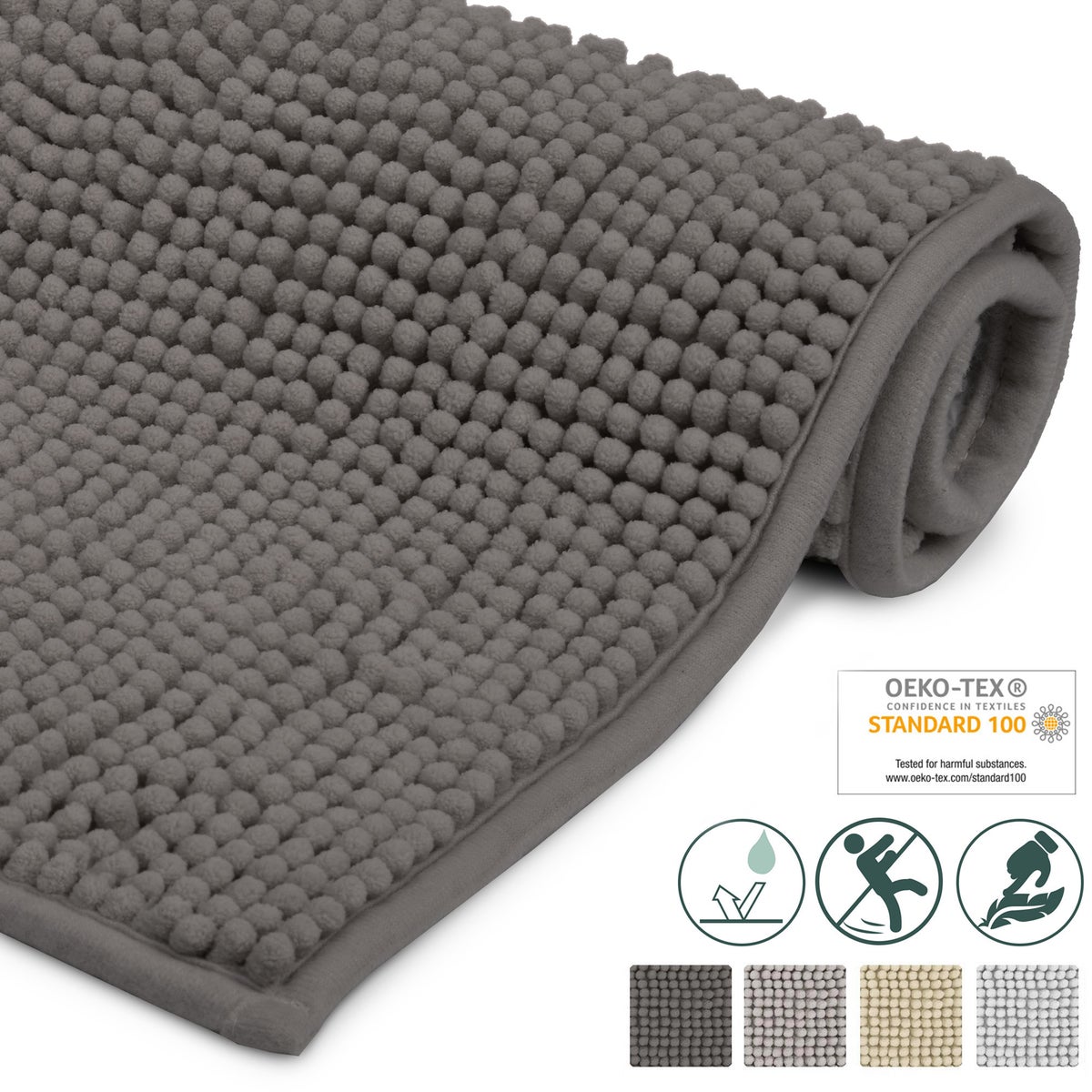 Beautissu BeauMare WR Deurmat 50x80cm Antraciet