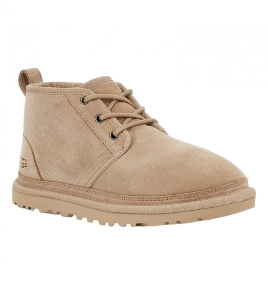 Botas de tornozelo UGG W Neumel em couro bege
