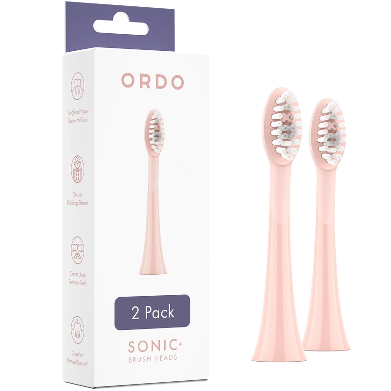 Ordo Sonic+ Brush Heads 2-pack - Rose Gold