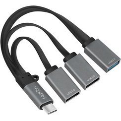 Hub USB 3.0 avec fiche USB-C 3.1 Gen1, 3 ports