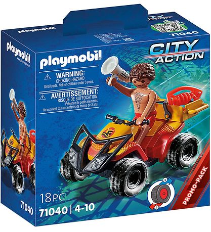 Playmobil City Action - Rettungsschwimmer ATV - 71040 - 18 Teile