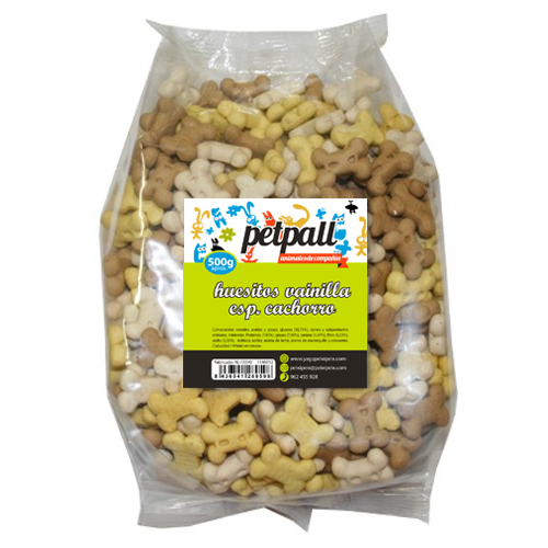 Petpall Lovers Baunilha Filhotes Huesitos (Blister de 200g)