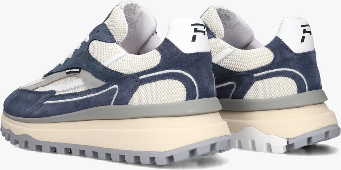 blauwe floris van bommel lage sneakers sfm-10172 de gripper